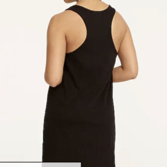 J. Crew Swingy Mini Tank Dress Black Size XS NWT - Picture 2 of 3